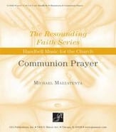 Communion Prayer Handbell sheet music cover